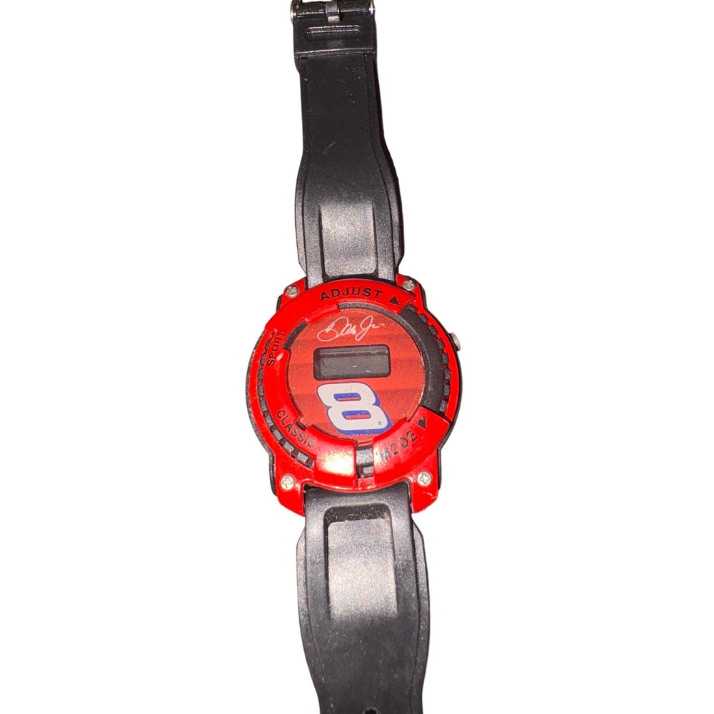Dale Earnhardt Jr NASCAR #8 Digital Sport Watch Red Black M.Z. Berger NDJC 01w